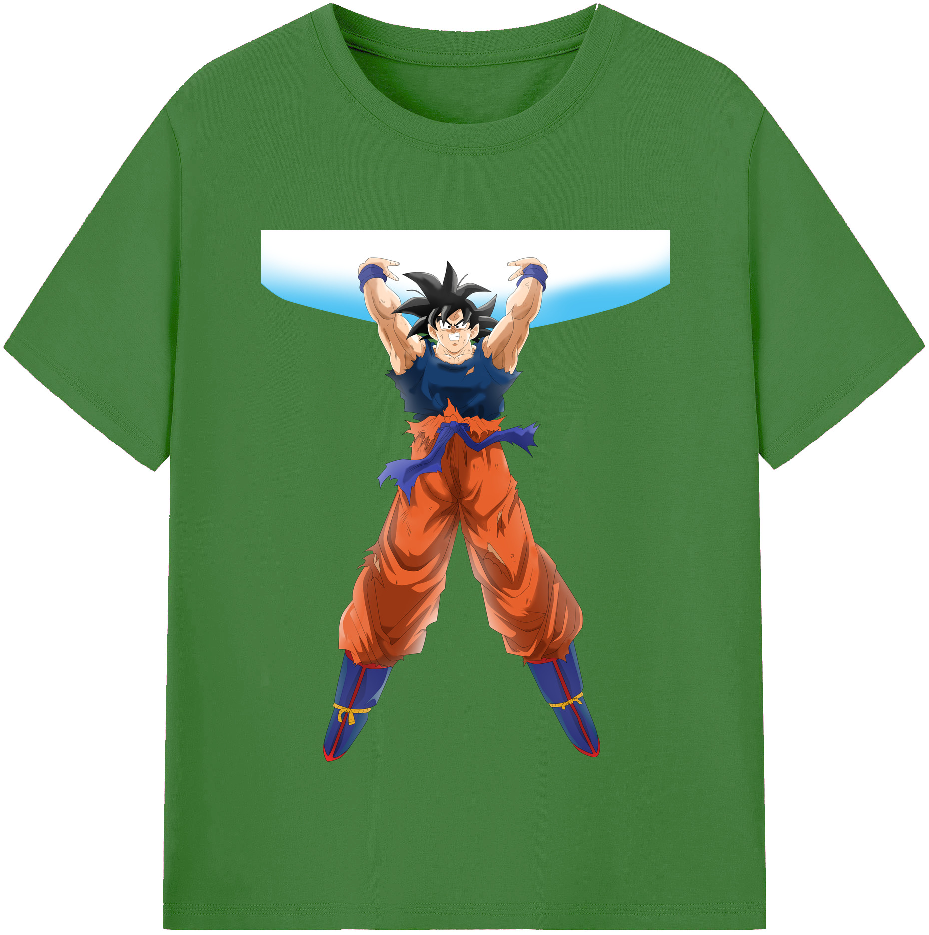 （画像用） ドラゴンボール 孫悟空（そん ごくう）Son Goku カカロット DRAGON BALL Kakarotto レディースカジュアルプリントTシャツ（綿100％）